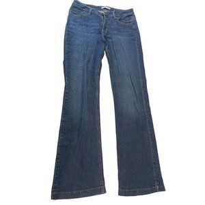 Lee Womens Jeans Slender Boot Cut Secret Lower On The Waist Blue Size W32